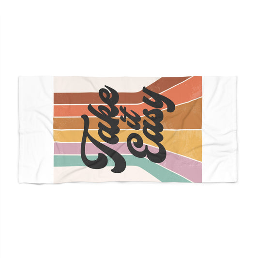 Takin' It Easy Beach Towel